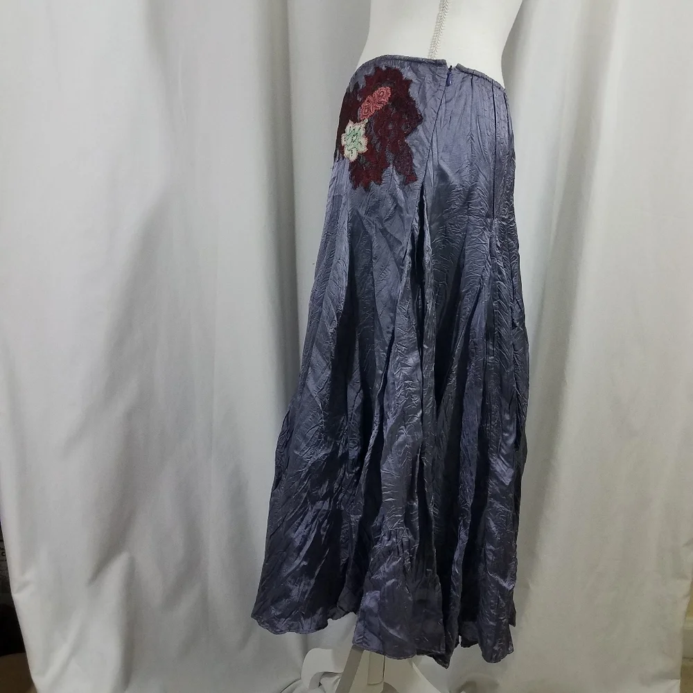 Free People Applique Flounce Skirt 4 - Picture 7 of 16